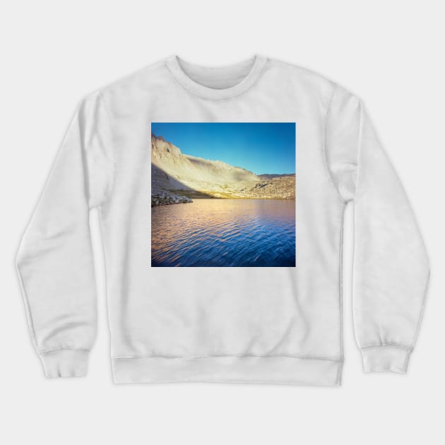 View of Guitar lake from Whitney trail. Shoot on film. Crewneck Sweatshirt by va103